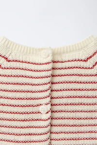 STRIPED KNIT JUMPER