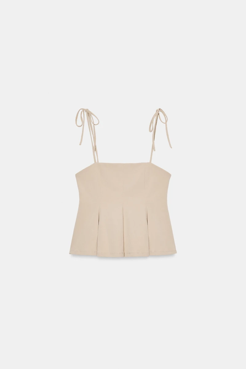 PEPLUM CAMISOLE