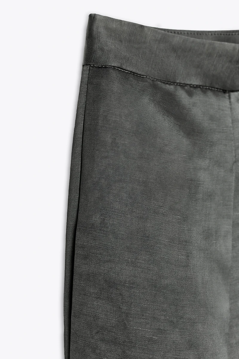 SATIN LINEN PANTS ZW COLLECTION