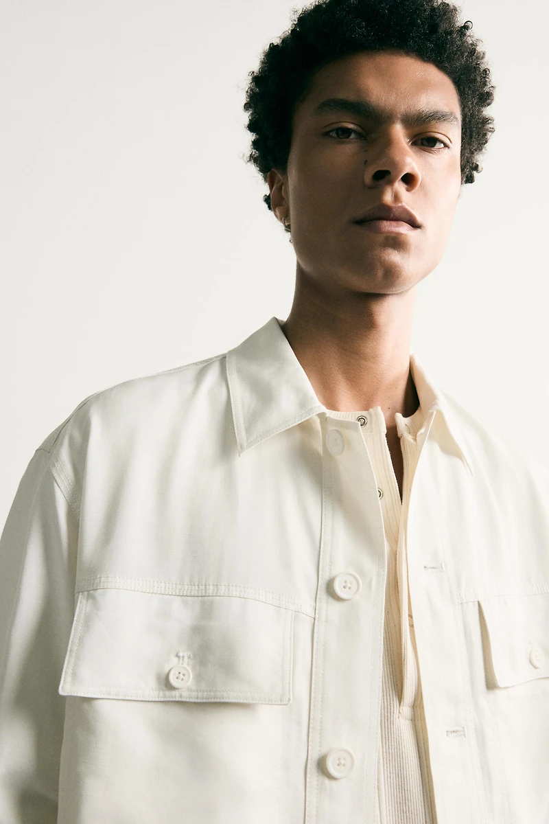 FLUID RELAXED FIT OVERSHIRT