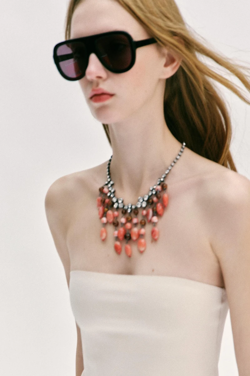 WATERFALL JEWEL STONE NECKLACE