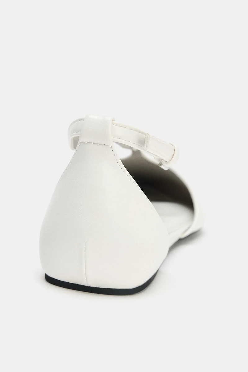 ANKLE STRAP FLAT SHOES