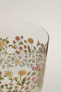 GLASS TUMBLER WITH DECAL