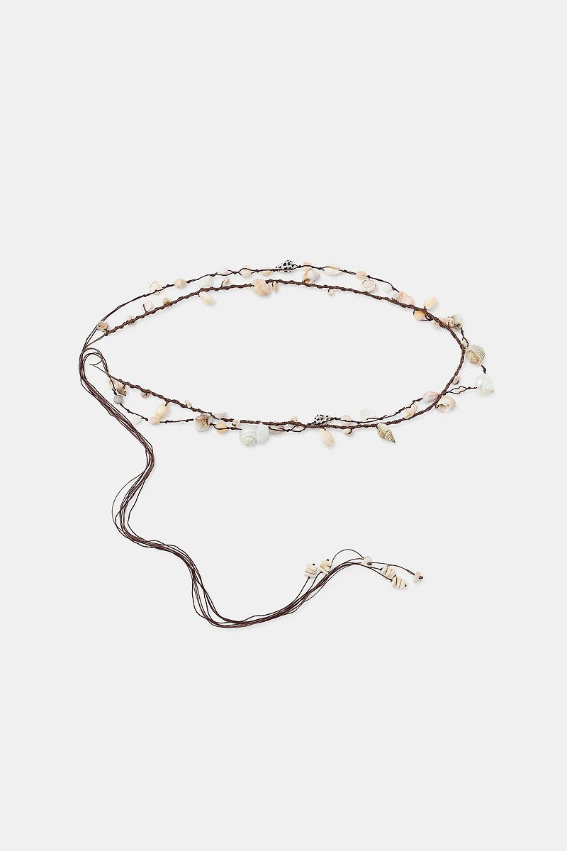SHELL CORD BELT