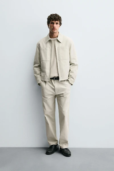 CANVAS TEXTURED PANTS