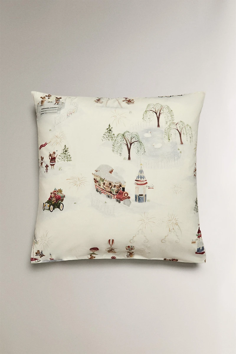CHILDREN'S CHRISTMAS MICE PILLOWCASE