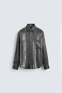 SHIMMER FLOWY SHIRT