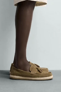 CASUAL LEATHER TASSEL LOAFERS