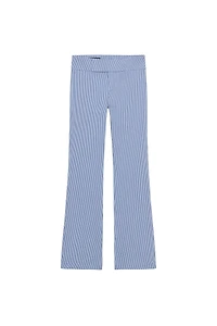 FLARE GINGHAM PANTS
