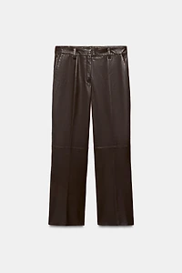 ZW COLLECTION LIMITED EDITION FLARE LEATHER PANTS