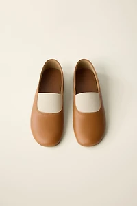 LEATHER BALLET FLATS CREATED BY CARAMEL LONDON X ZARA