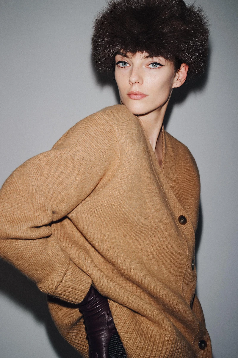 GILET 95% LAINE OVERSIZE