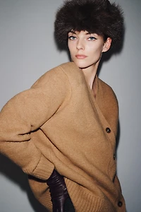 GILET 95% LAINE OVERSIZE