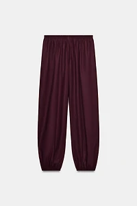 LINEN BALLOON PANTS