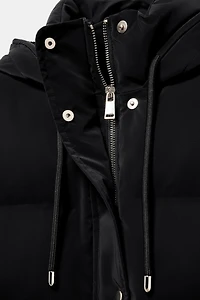 WINDPROOF RUBBERIZED SEMI-LONG ANORAK