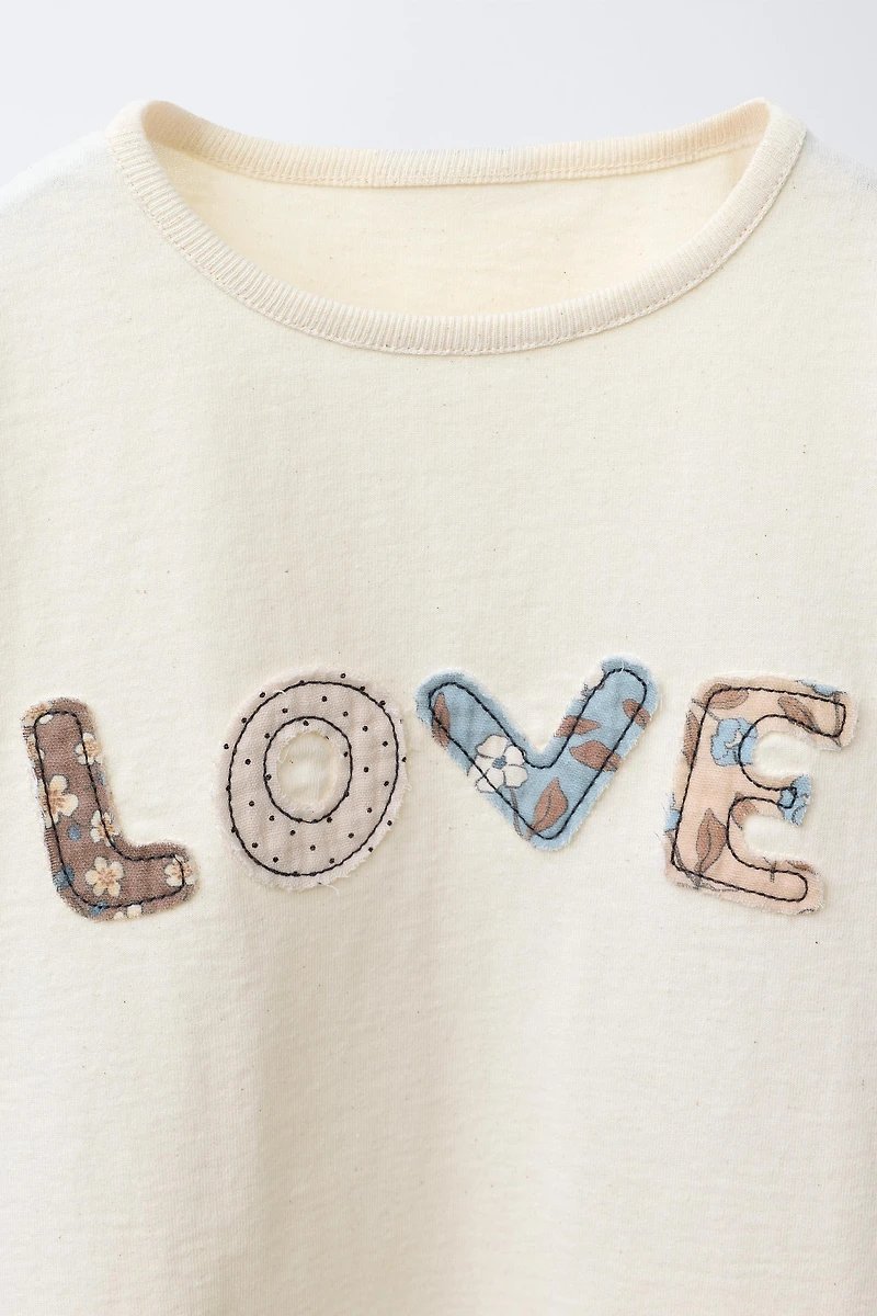 TEXT PATCH T-SHIRT
