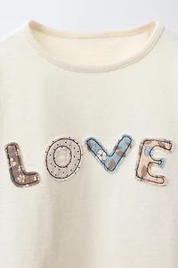 TEXT PATCH T-SHIRT