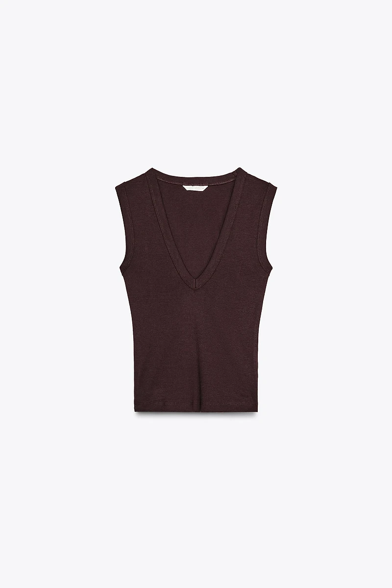 V-NECK TOP