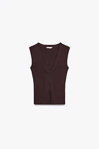 V-NECK TOP