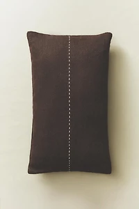 THROW PILLOW COVER WITH STITCHING