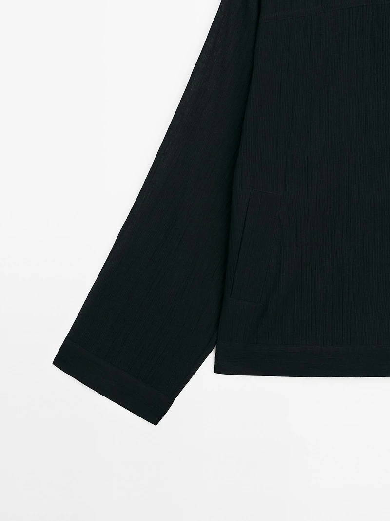 Flowing 100% cotton shirt
