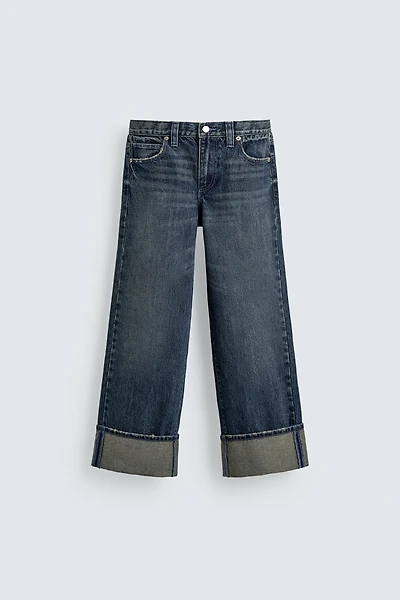 JEAN COUPE LARGE PIÈCE SILHOUETTE MICKEY HARRY LAMBERT FOR ZARA X DISNEY