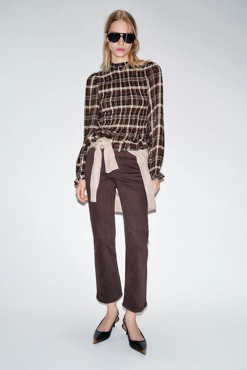 Z1975 HIGH WAIST MINI FLARE JEANS