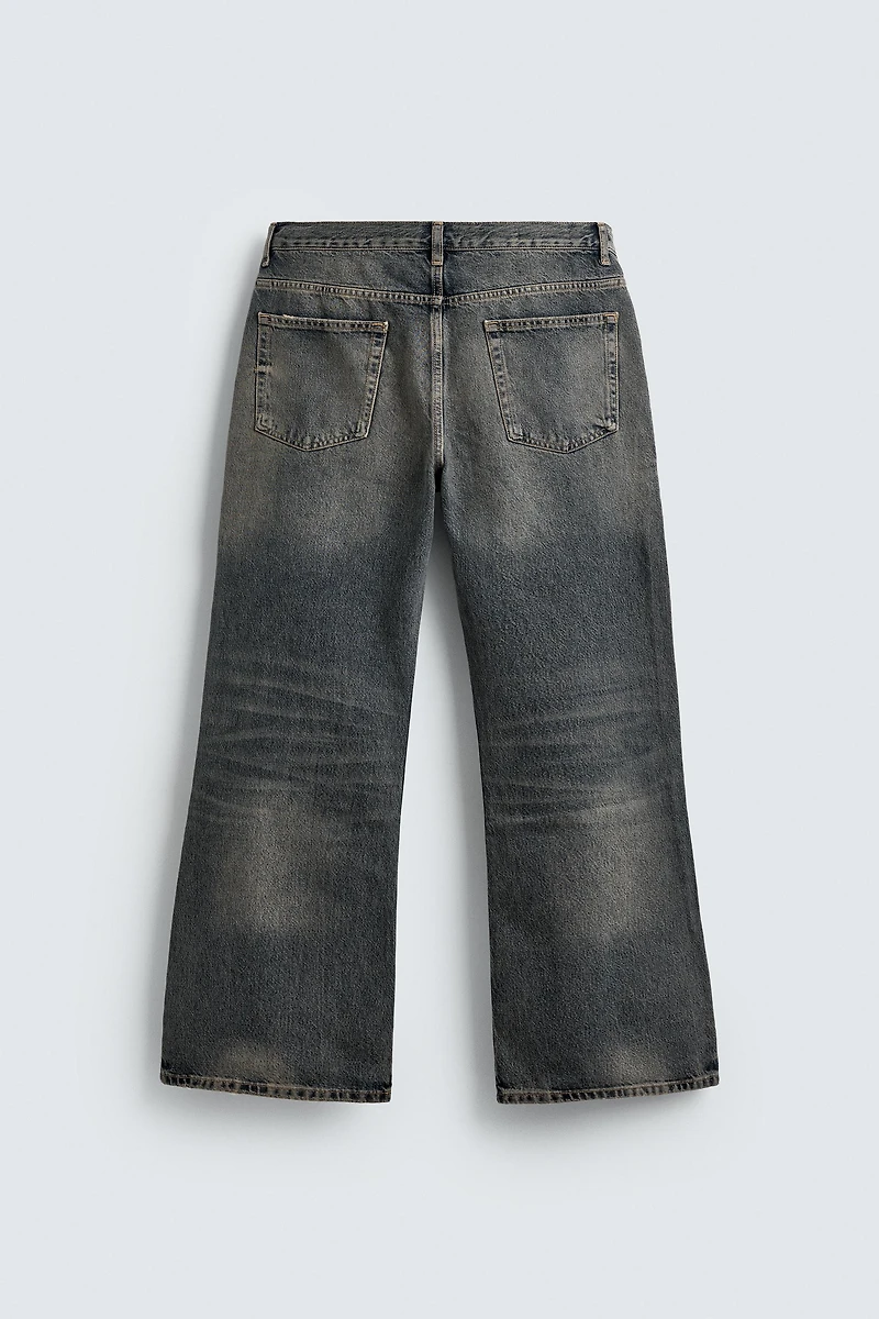 WIDE FLARE FIT JEANS