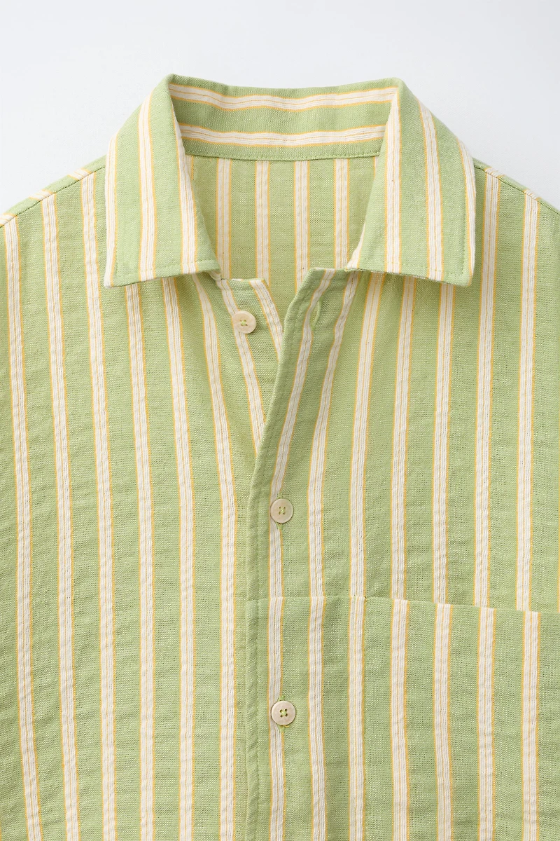 STRIPED POCKET SHIRT