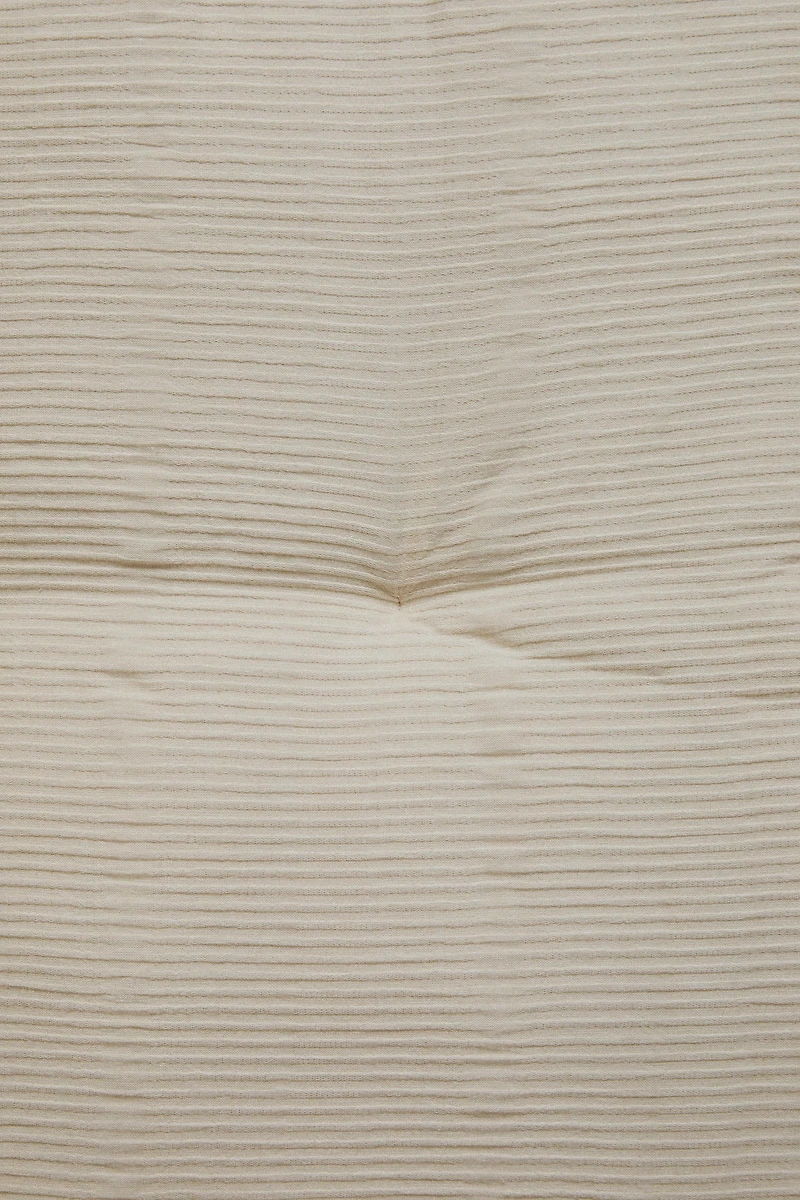 GATHERED COTTON TOPPER