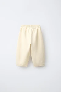 RUBBERIZED HEART INTERLOCK BARREL PANTS