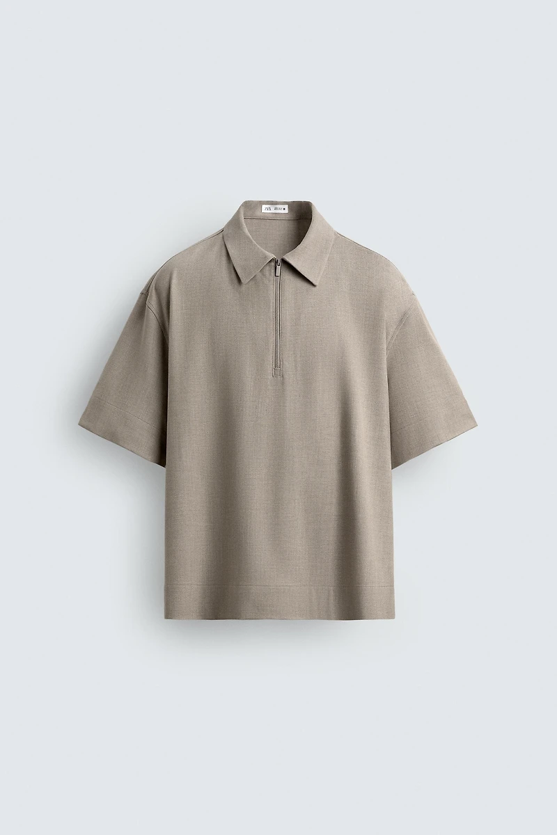 POLO TECHNIQUE À ZIP