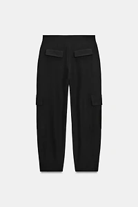 TAPERED CARGO POCKET PANTS