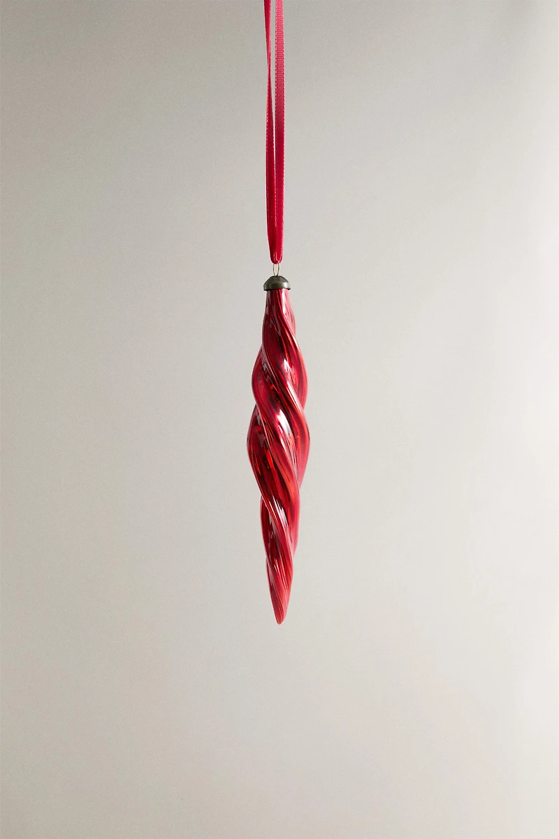 DÉCORATION SAPIN ALLONGÉE SPIRALE NOËL