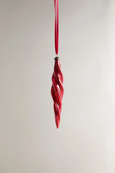 ELONGATED SPIRAL CHRISTMAS TREE ORNAMENT