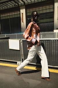 CHEMISE SATINÉE IMPRIMÉE