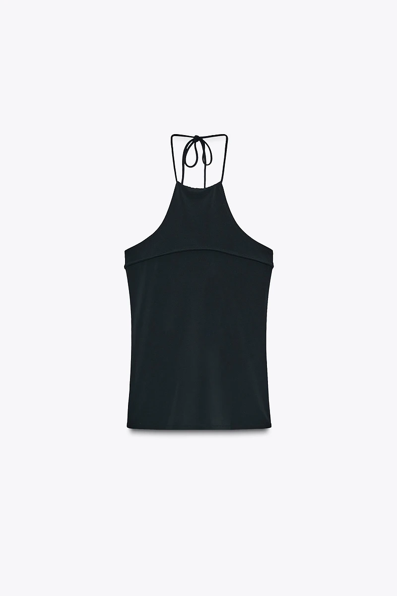 TOP HALTER CRÊPE