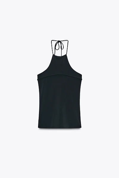 TOP HALTER CRÊPE
