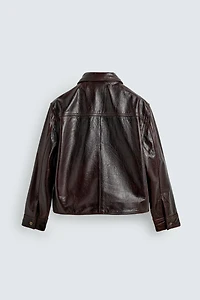 WASHED LEATHER JACKET