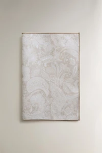 PAISLEY PRINT RESIN-COATED PLACEMAT