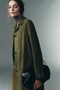 100% SUEDE LEATHER COAT LIMITED EDITION