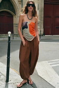 VOLUMINOUS BLOOMER PANTS