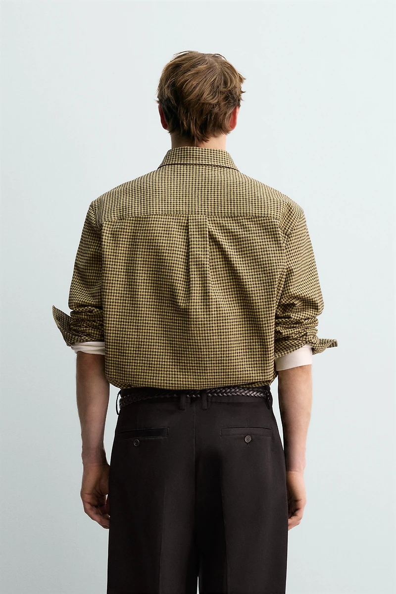 CHEMISE EN FLANELLE À CARREAUX AARON LEVINE X ZARA