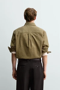 CHEMISE EN FLANELLE À CARREAUX AARON LEVINE X ZARA