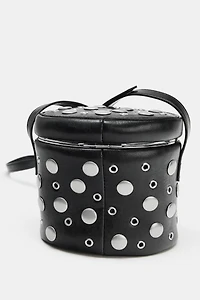 STUDDED VANITY BAG
