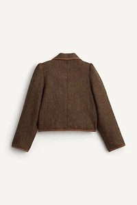 LIMITED EDITION HERRINGBONE WOOL BLAZER