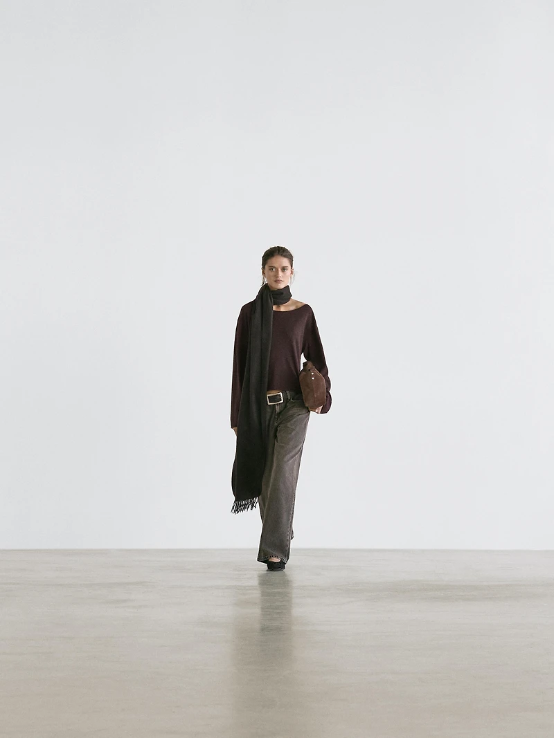 100% wool knit sweater