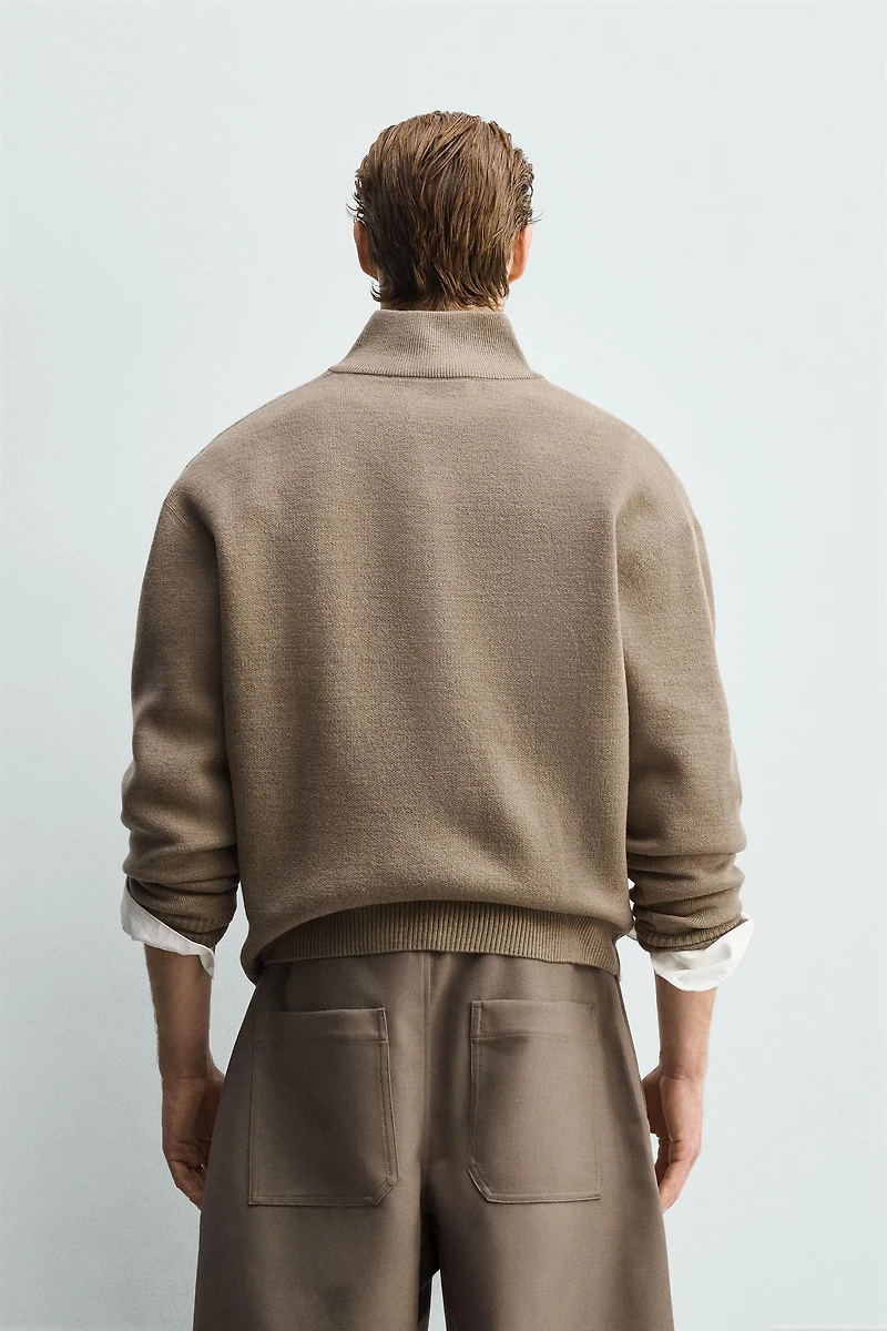 QUARTER-ZIP JUMPER