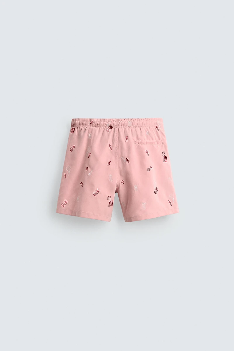 MEDIUM EMBROIDERED SWIMSUIT