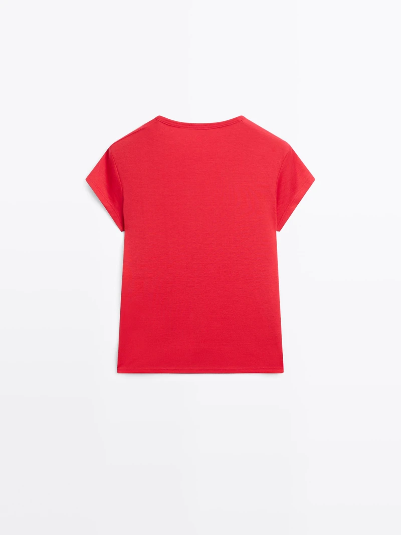 100% mercerised cotton short sleeve T-shirt